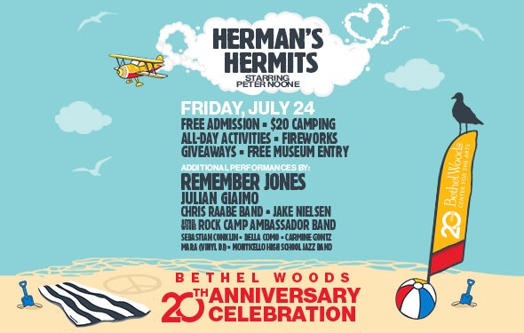More Info for Bethel Woods 20th Anniversary Celebration